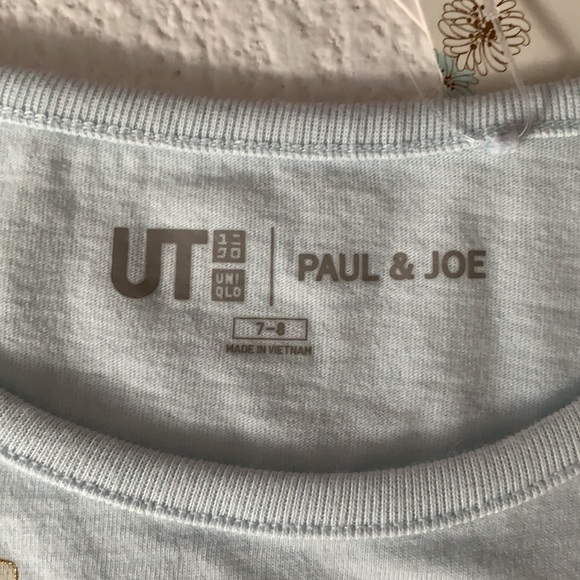 NWT Paul & Joe Uniqlo tank light blue size 7-8 years - Picture 4 of 7
